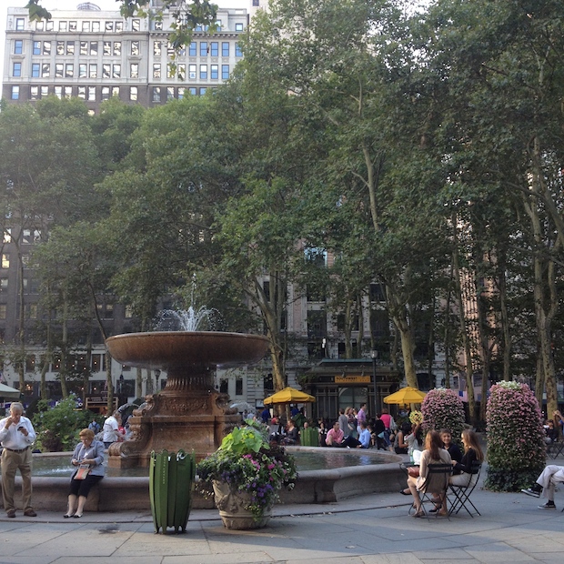 bryant park, new york city