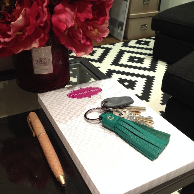 leatherology, tassel keychain