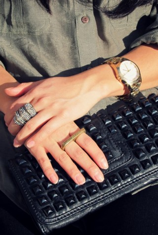 studded clutch