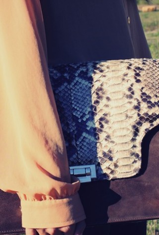 emm kuo handbag, snakeskin