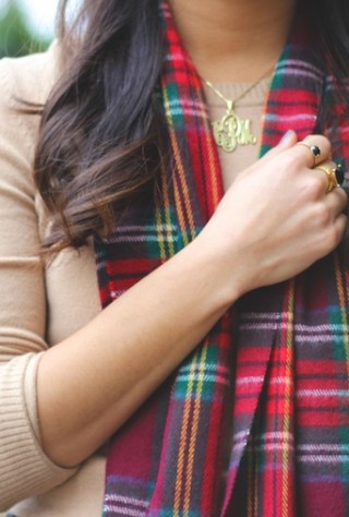 tartan scarf, tartan
