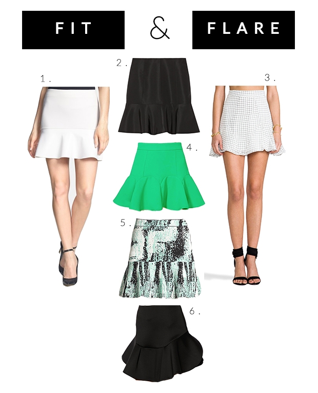 fit and flare skirts, shopping
