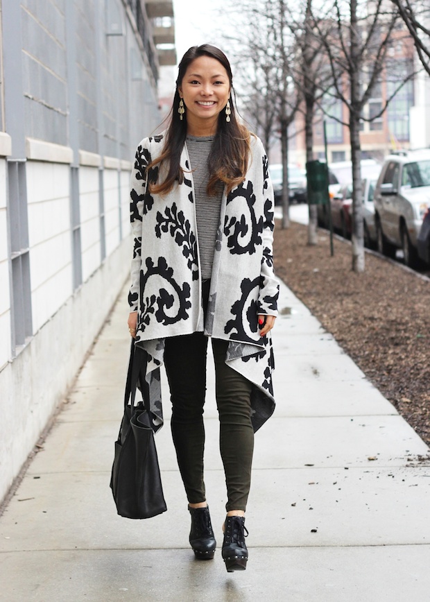 draped sweater, peruvian connection