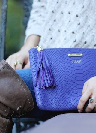 gigi new york uber clutch, kendra scott naomi ring, gigi clutch, tassel clutch