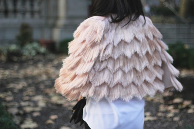 bcbg fringe jacket, fringe, equipment blouse, christine petric, the view from 5 ft. 2, style bloggers, new york bloggers