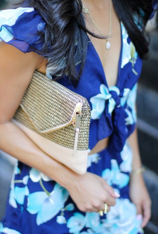soleil toujours, sunscreen, nastygal, floral romper, christine petric, the view from 5 ft. 2
