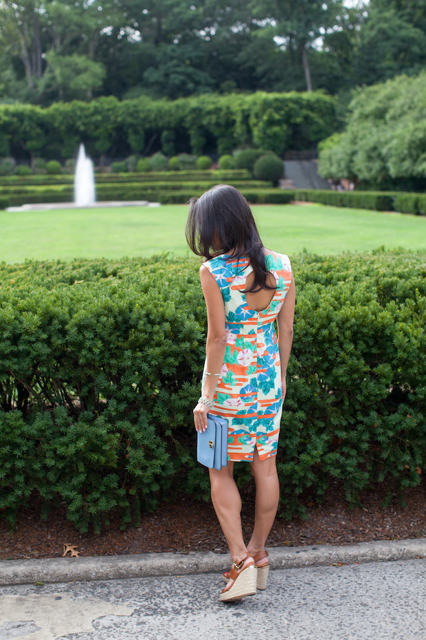 plenty by trace reese, flores petite sheath, anthropologie, colorful dresses, christine petric, the view from 5 ft. 2, daytime weddings