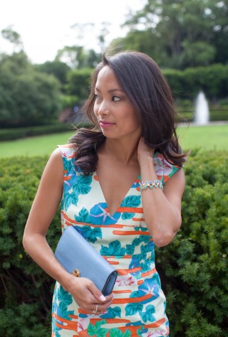 plenty by trace reese, flores petite sheath, anthropologie, colorful dresses, christine petric, the view from 5 ft. 2, daytime weddings