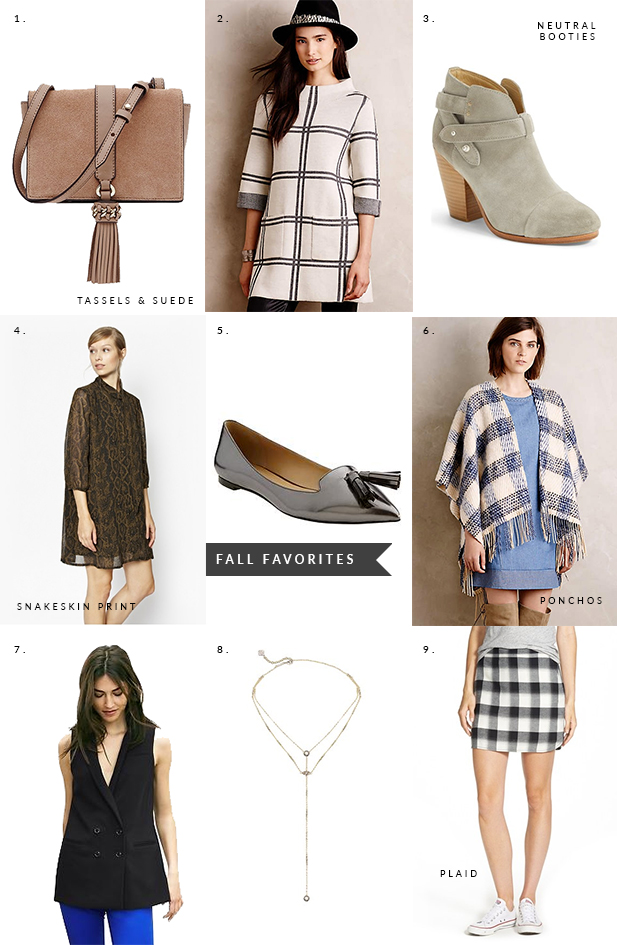 fall favorites, windowpane, snakeskin, suede