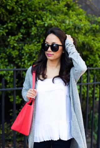 banana republic, br classics, pleated cami, sloan pant, christine petric, the view from 5 ft. 2, ny bloggers