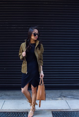 city sandals, ivanka trump, henri bendel, utility jacket, the view from 5 ft. 2