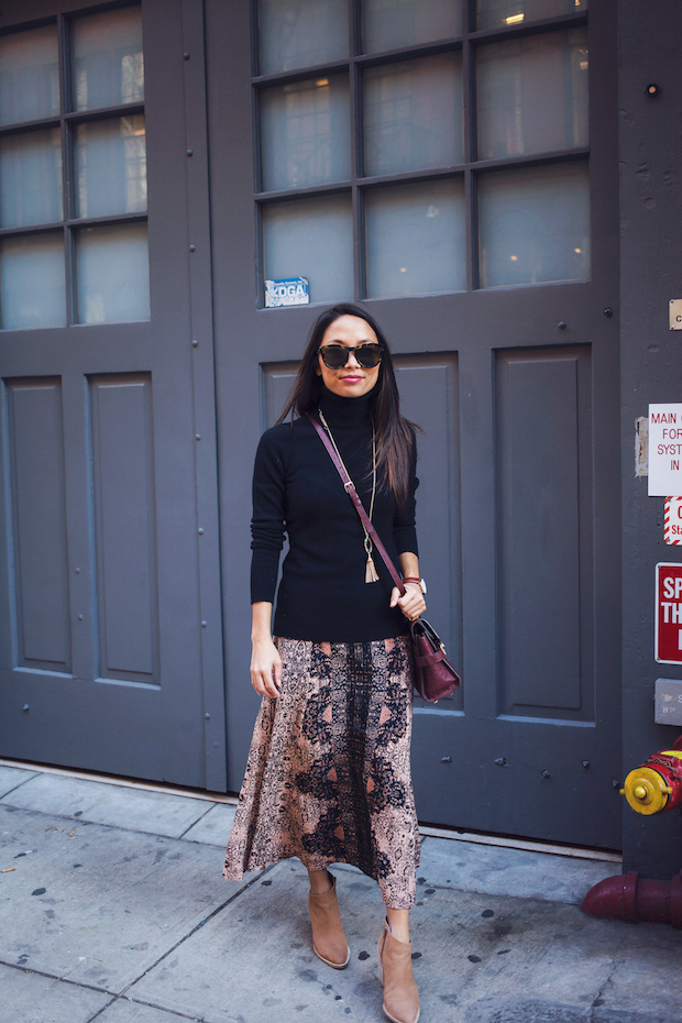 midi skirt, cleobella, southwestern style, the view from 5 ft. 2, petite bloggers, new york city bloggers