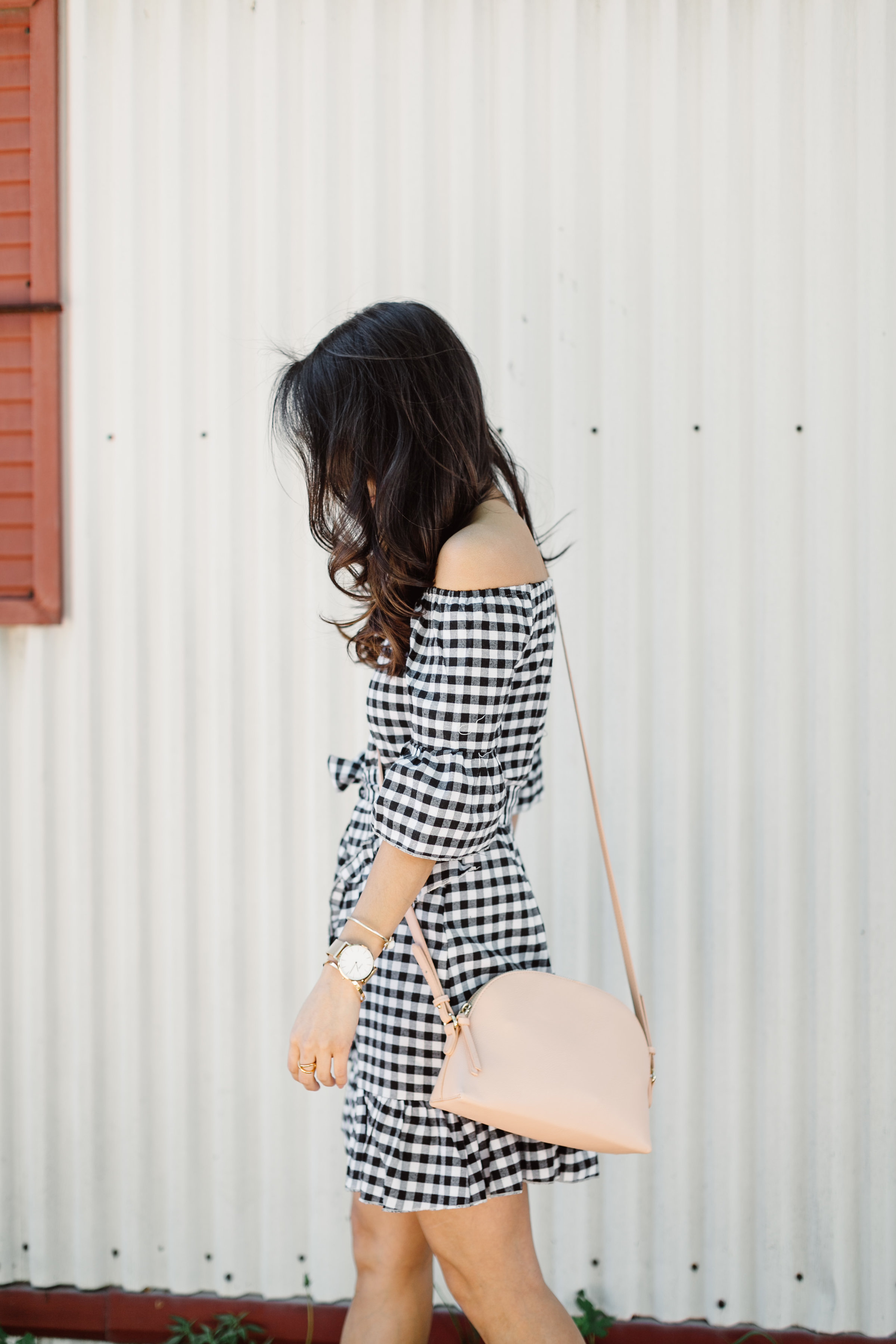 gingham dress, gingham, dresses under $50, southern style, the view from 5 ft. 2, petite dresses