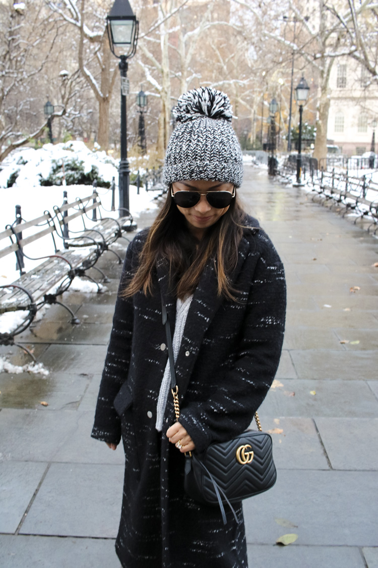 bernardo coat, sweater coat
