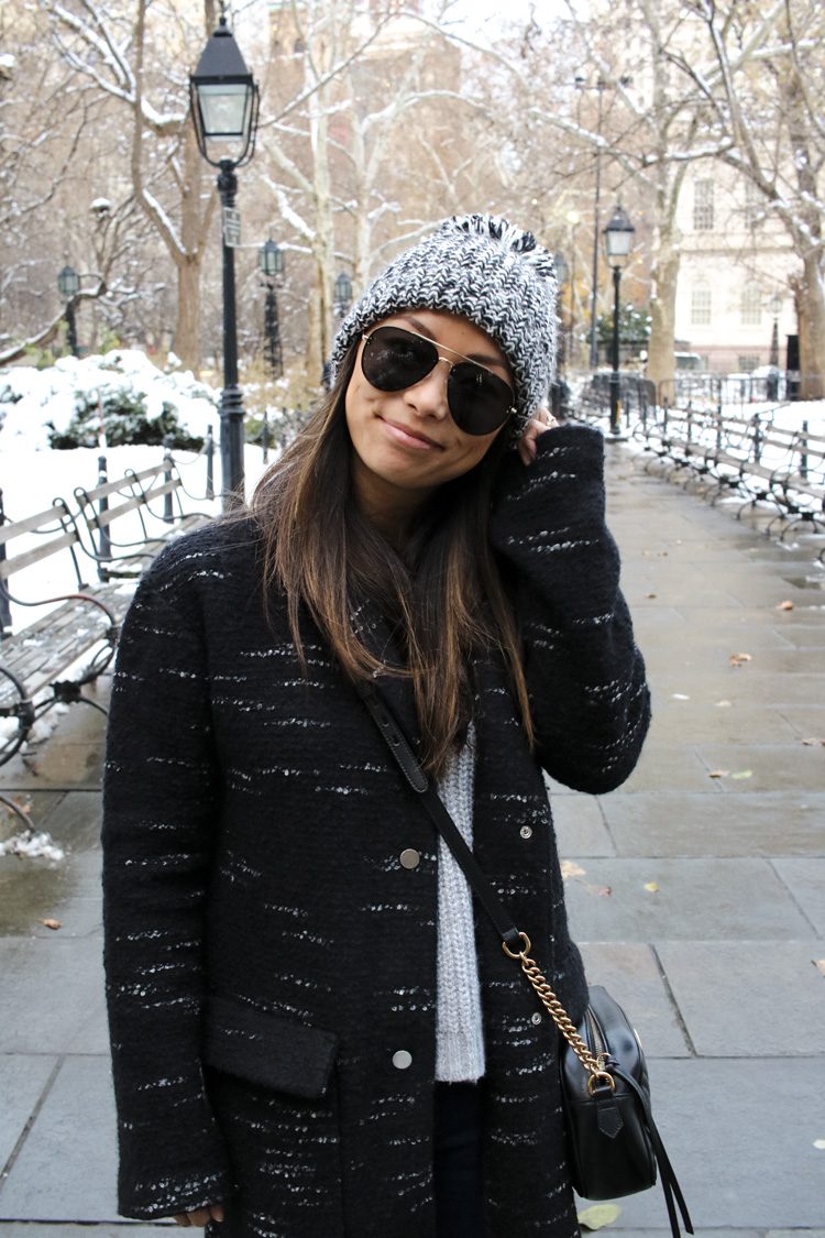 bernardo coat, sweater coat