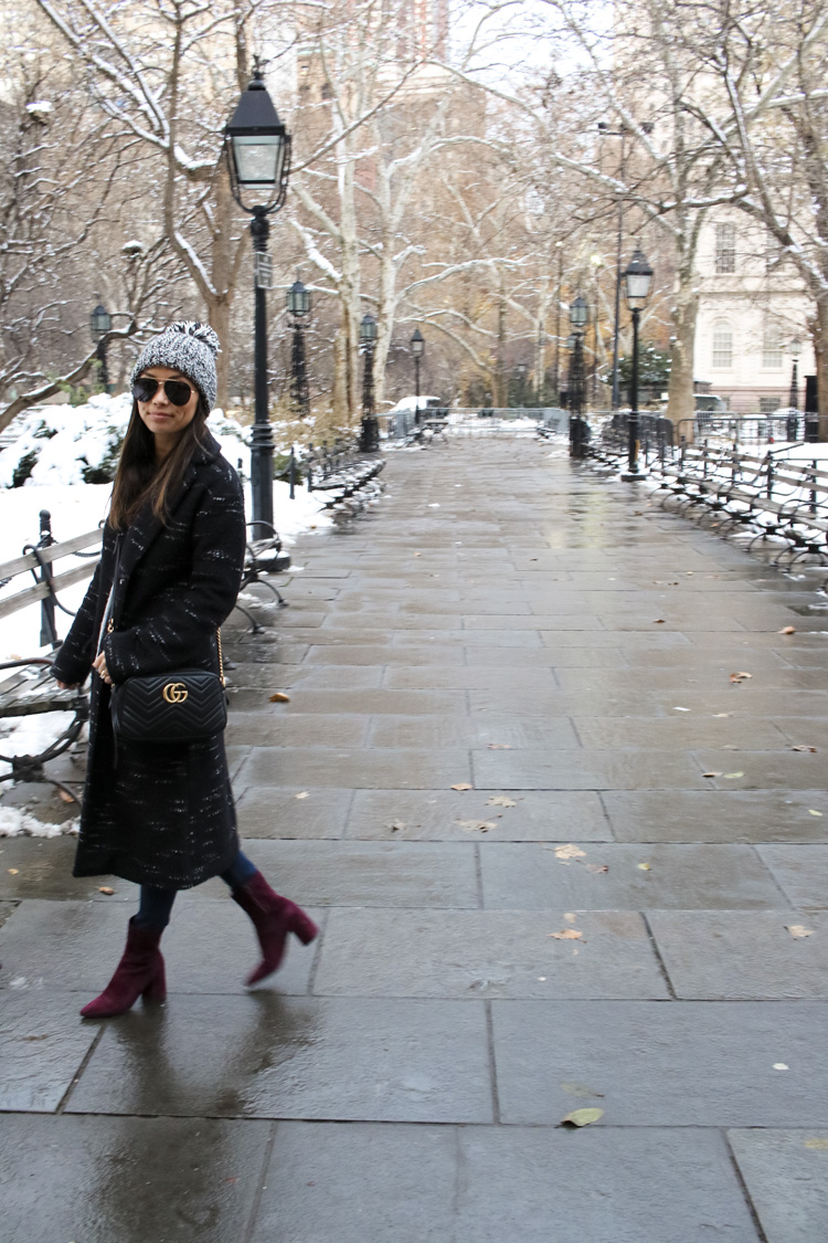 bernardo coat, sweater coat