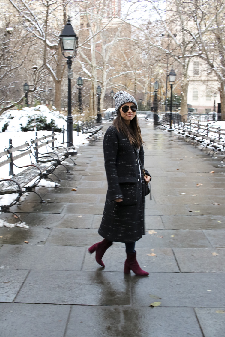 bernardo coat, sweater coat