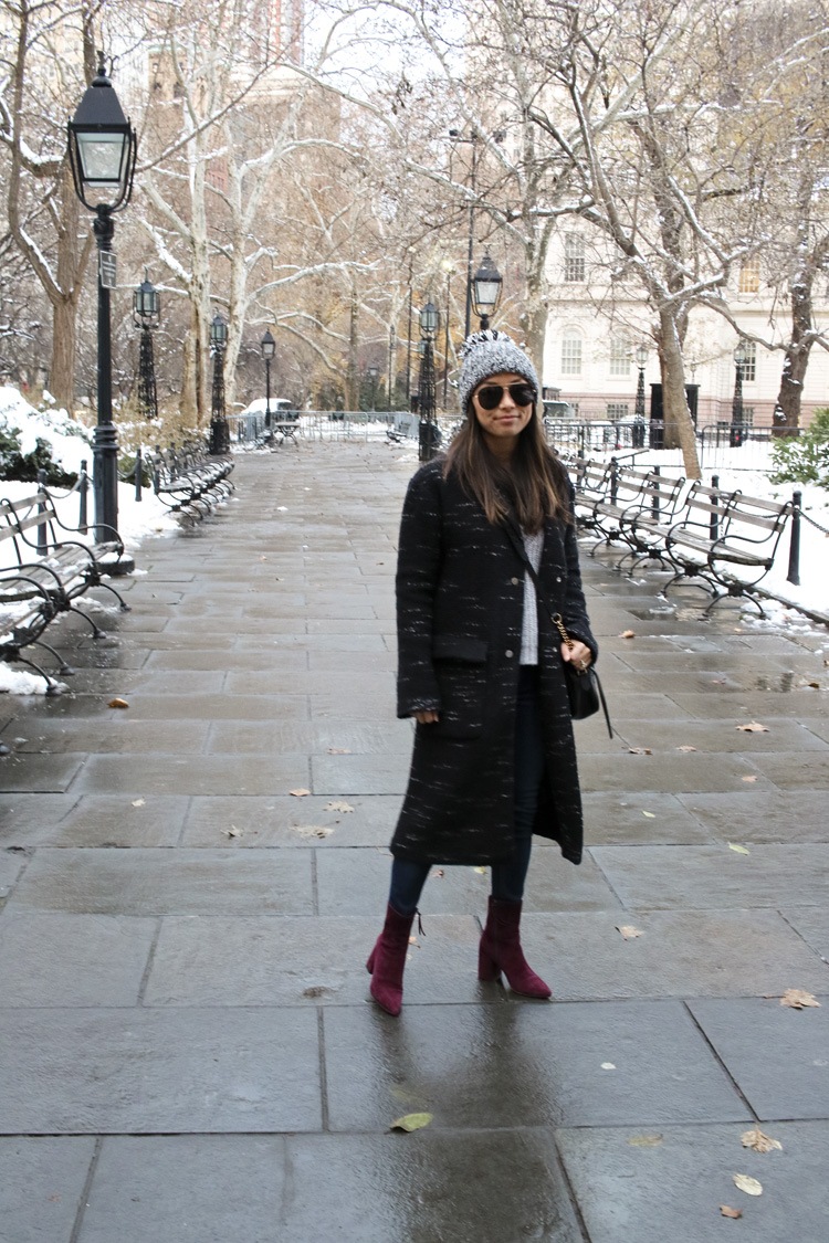 bernardo coat, sweater coat