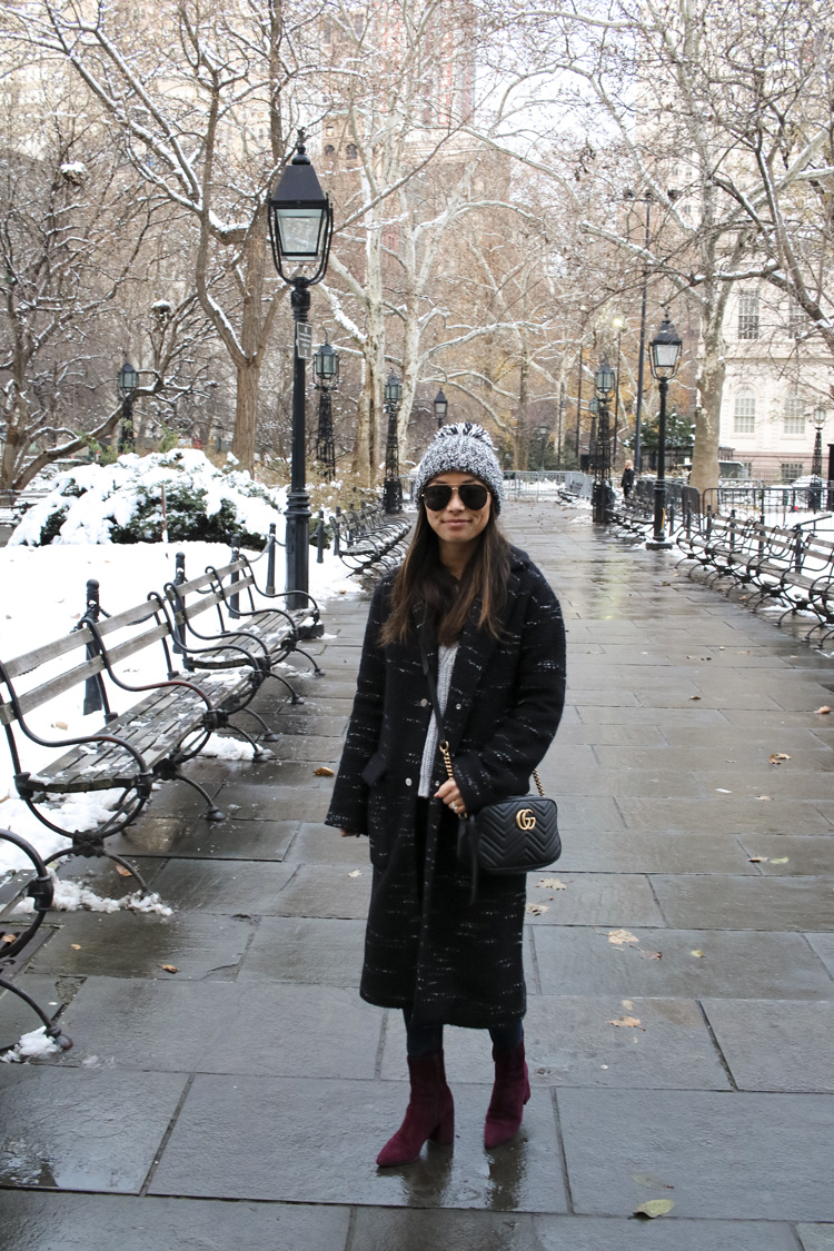 bernardo coat, sweater coat