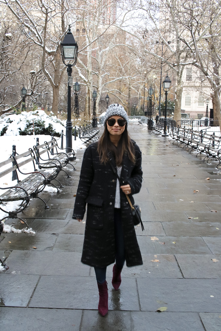 bernardo coat, sweater coat