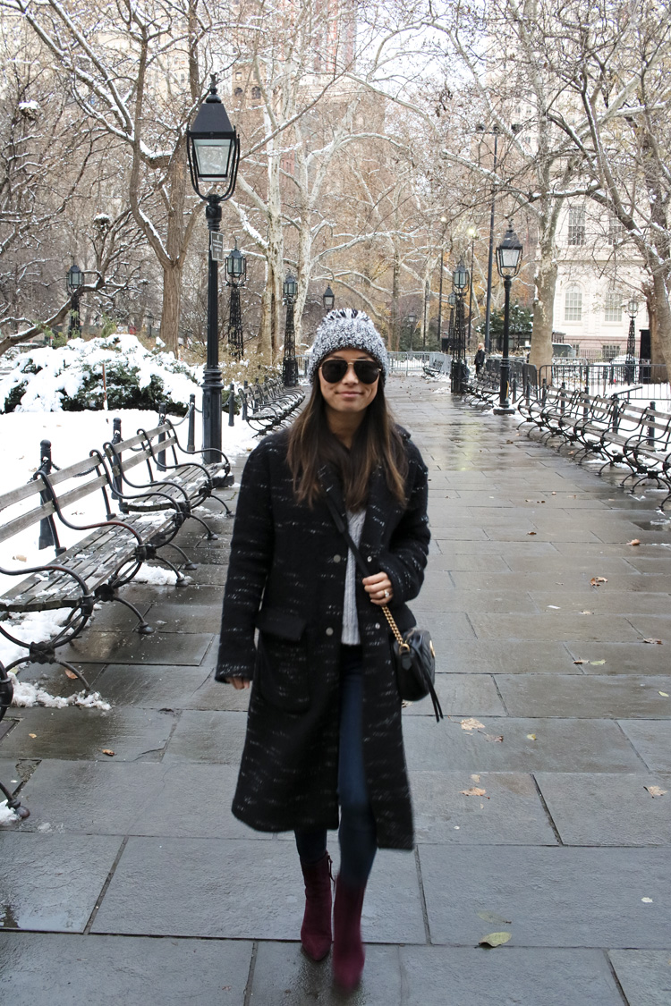 bernardo coat, sweater coat