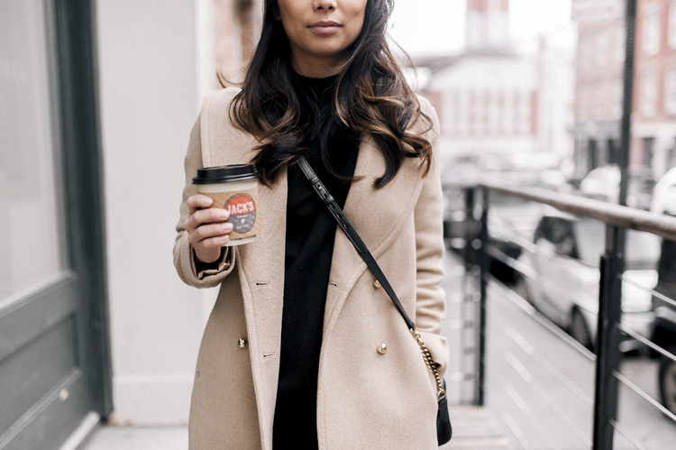 camel coat, club monaco coat, winter coats, booties, petite style, petite bloggers