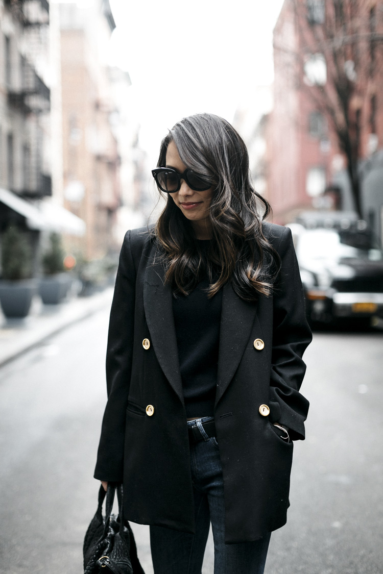 reformation blazer, oversized blazer, styling a blazer